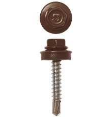 ЗУБР СКД 8017, 29 х 4.8 мм, шок.-коричн., 400 шт, кровельный саморез, Профессионал (4-300315-48-029-8017)