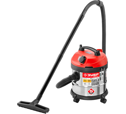 ЗУБР М3, 20 л, 1400 Вт, строительный пылесос (ПУ-20-1400 М3) купить  в Сочи
