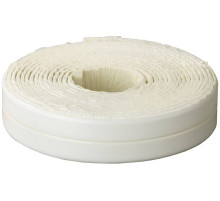 STAYER 3.35 м х 22 мм х 3.35 м, профиль L, белая, бордюрная лента для ванн и раковин, Professional (12341-11-11)