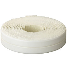 STAYER 3.35 м х 22 мм х 3.35 м, профиль L, белая, бордюрная лента для ванн и раковин, Professional (12341-11-11)