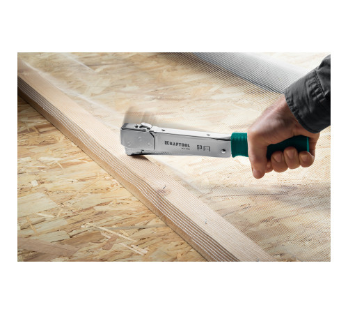 KRAFTOOL HAMMER TACKER, тип 53 (A/10/JT21) 23GA (6 - 10 мм), высокоскоростной стальной скобозабиватель (3153) купить  в Сочи