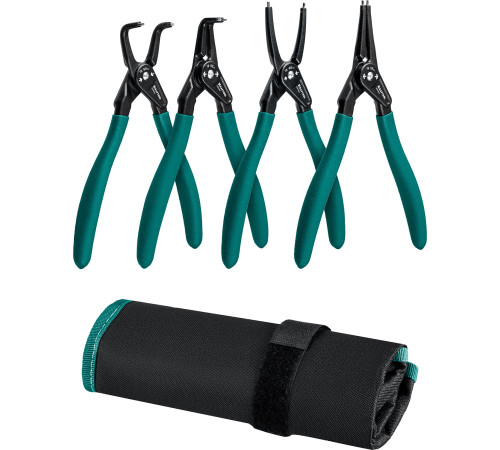 KRAFTOOL 4 шт, 180 мм, съемник стопорных колец (22812-H4) купить  в Сочи