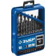 ЗУБР ПРОФ-А, 19 шт, (1-10 мм), сталь Р6М5, класс А, мет.бокс, набор сверл по металлу, Профессионал (29625-H19) купить  в Сочи