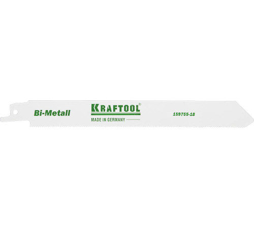 KRAFTOOL S1122EF, по металлу, Bi-Met,шаг 1.4 мм, 180 мм, полотно для сабельной пилы (159755-18) купить  в Сочи