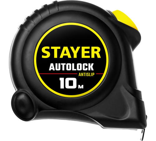STAYER AutoLock, 10 м х 25 мм, рулетка с автостопом (2-34126-10-25) купить  в Сочи