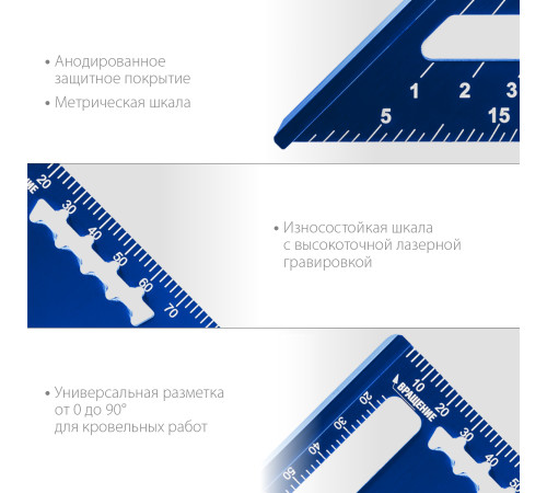 ЗУБР Кровельщик, 180 мм, 5-в-1, универсальный кровельный угольник, Профессионал (34391-18) купить  в Сочи