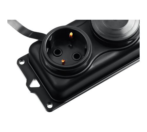 ЗУБР КГ-325-Ш3, КГ, 3 x 2.5 мм2, IP44, 5 м, 3 гн., 4000 Вт, силовой удлинитель, Профессионал (55024-05) купить  в Сочи