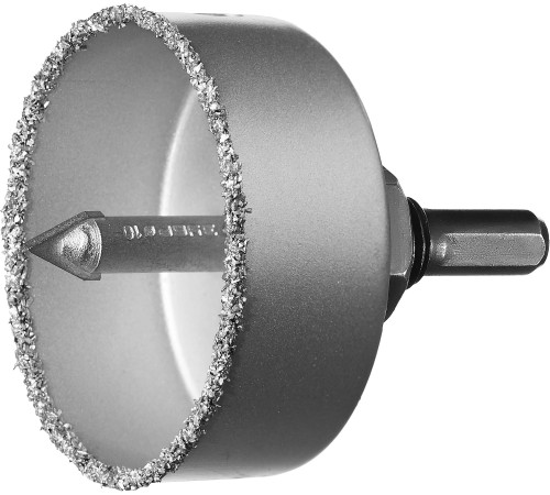 ЗУБР 67 мм, L 25 мм, карбид вольфрама, коронка-чашка с державкой и сверлом, Профессионал (33360-067) купить  в Сочи