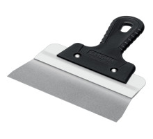 СИБИН 200 мм, усиленный фасадный нержавеющий шпатель, алюминиевая направляющая, 1к ручка (10083-20)