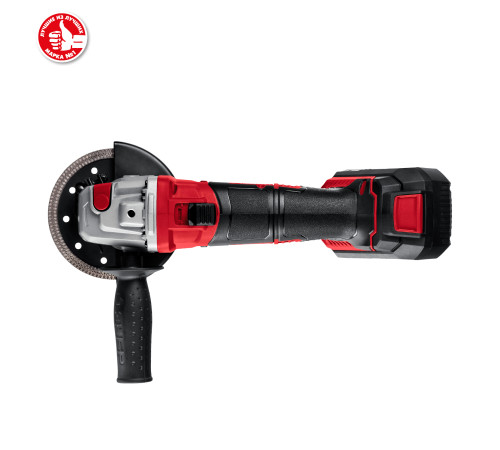 ЗУБР С1-18, 18 В, 125 мм, 1 АКБ (4 А·ч), УШМ, кейс (УШМ-18-125-41) купить  в Сочи