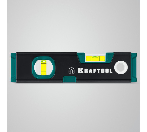 KRAFTOOL KOMPAKT-200, 200 мм, усиленный профиль, с зеркальным глазком, компактный магнитный уровень (34782) купить  в Сочи