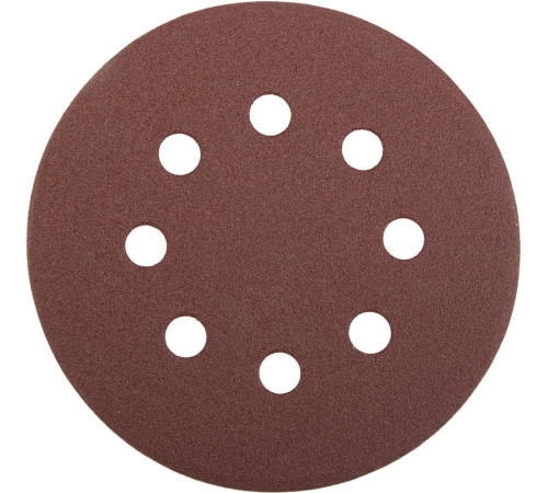 Круг STAYER ″PROFI″ из абразивной бумаги на велкро основе, 8 отв., P120, 125мм, 5шт купить  в Сочи