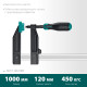 KRAFTOOL MF-1000/120, 120 х 1000 мм, струбцина F (32011-120-1000) купить в Сочи