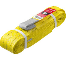 ЗУБР СТП-3/3, желтый, г/п 3 т, длина 3 м, текстильный петлевой строп (43553-3-3)