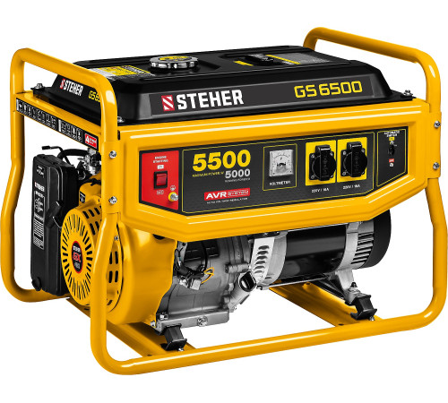STEHER 5500 Вт, бензиновый генератор (GS-6500) купить в Сочи STEHER 5500 Вт, бензиновый генератор (GS-6500) купить в Сочи