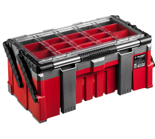 ЗУБР КОМБО-22, 567 х 314 х 245 мм, (22″), пластиковый ящик для инструментов, Профессионал (38138-22) купить  в Сочи