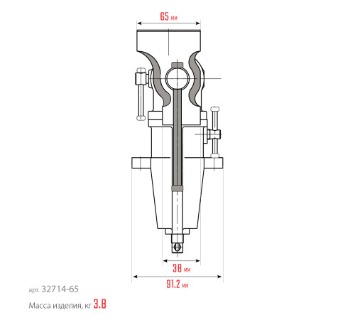 KRAFTOOL 3D-Mini, 65/38 мм, многофункциональные настольные тиски (32714-65) купить  в Сочи KRAFTOOL 3D-Mini, 65/38 мм, многофункциональные настольные тиски (32714-65) купить  в Сочи