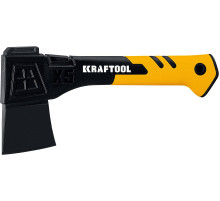 KRAFTOOL X5, 440/620 г, в чехле, 230 мм, универсальный топор (20660-05)