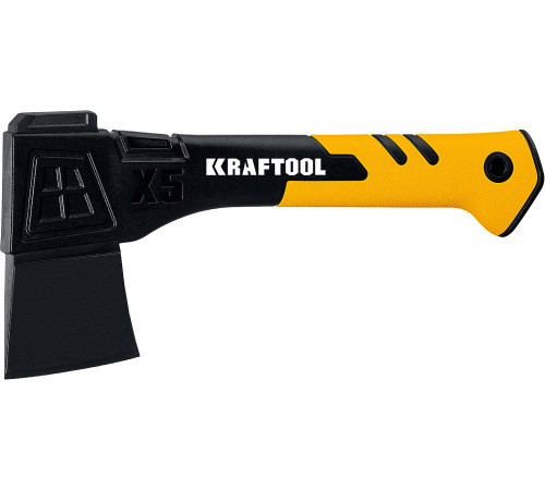 KRAFTOOL X5, 440/620 г, в чехле, 230 мм, универсальный топор (20660-05) купить  в Сочи