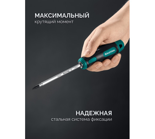KRAFTOOL Double 20, 20 шт, набор: отвертка с переставными стержнями (25817) купить  в Сочи