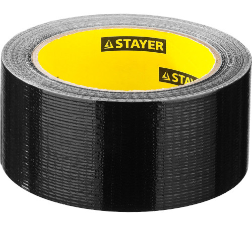 STAYER 48 мм, 25 м, черная, армированная лента, Professional (12086-50-25) купить в Сочи STAYER 48 мм, 25 м, черная, армированная лента, Professional (12086-50-25) купить в Сочи