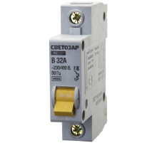 СВЕТОЗАР 1P, 32А, B, 4.5кА, автоматический выключатель (49050-32-B)