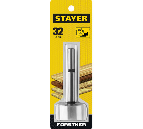 STAYER Forstner, 32 мм, ДСП, cверло Форстнера по дереву (29985-32) купить  в Сочи