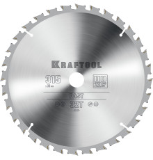 KRAFTOOL Fast, 315 х 30 мм, 32Т, пильный диск по дереву (36950-315-30)