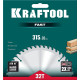 KRAFTOOL Fast, 315 х 30 мм, 32Т, пильный диск по дереву (36950-315-30) купить  в Сочи