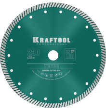 KRAFTOOL Turbo, 230 мм, (22.2 мм, 10 х 2.8 мм), сегментированный алмазный диск (36682-230)