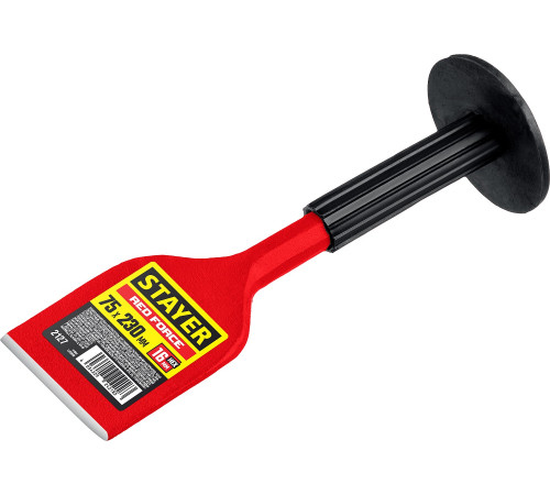 STAYER Red Force, 75 х 230 мм, зубило-конопатка с протектором (2127) купить в Сочи STAYER Red Force, 75 х 230 мм, зубило-конопатка с протектором (2127) купить в Сочи