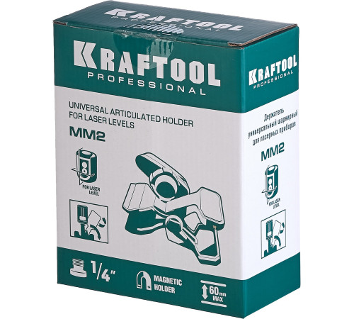 KRAFTOOL ММ2, универсальный шарнирный держатель-клипса (34704) купить в Сочи KRAFTOOL ММ2, универсальный шарнирный держатель-клипса (34704) купить в Сочи