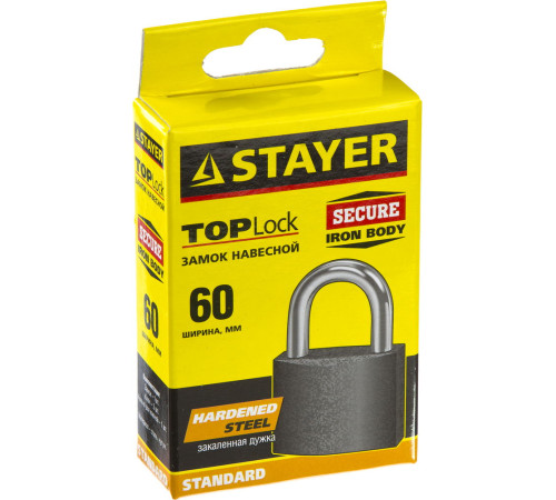 STAYER 60 мм, навесной замок (37160-60) купить в Сочи STAYER 60 мм, навесной замок (37160-60) купить в Сочи