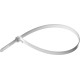 ЗУБР КСР-Б1, 7.5 x 300 мм, нейлон РА66, 100 шт, белые, кабельные стяжки разъемные, Профессионал (309240-75-300) купить  в Сочи