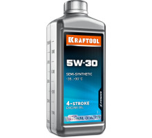 KRAFTOOL 5W-30, 1 л, зимнее полусинтетическое масло для 4-тактных двигателей (41511-1)