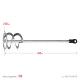 STAYER 80 x 400 мм, SDS+ хвостовик, оцинкованный, миксер для красок, Professional (06013-08-40) купить в Сочи