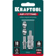 KRAFTOOL (штуцер ″елочка″, 10 мм - рапид муфта) + (рапид штуцер-штуцер ″елочка″, 10 мм) + (обжимные хомуты 2 шт), набор (06599-10-H) купить в Сочи