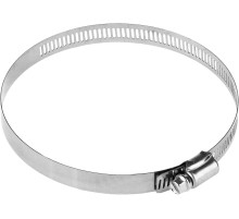 ЗУБР НХ-12П, 105 - 127 мм, просечная лента 12.7 мм, 50 шт, нержавеющий хомут, Профессионал (37815-105-127-50)