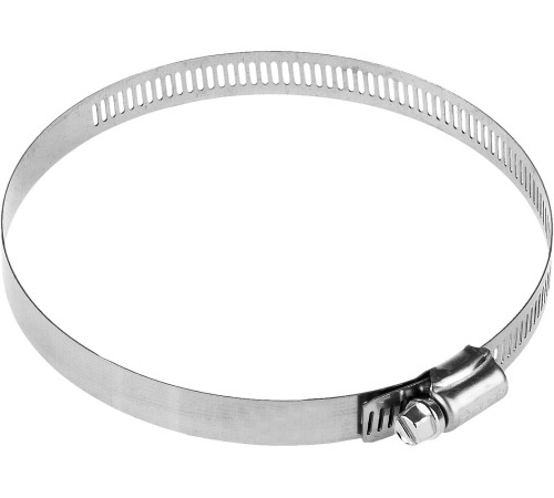 ЗУБР НХ-12П, 105 - 127 мм, просечная лента 12.7 мм, 50 шт, нержавеющий хомут, Профессионал (37815-105-127-50) купить  в Сочи