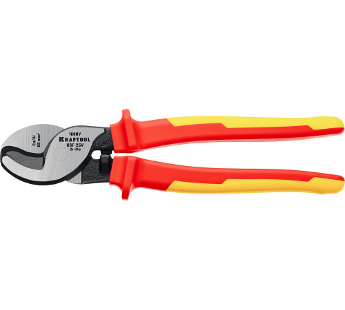 KRAFTOOL KSF-25V, d 13 мм, 250 мм, VDE, 1000 В, усиленный, диэлектрический кабелерез (23334-25V) купить  в Сочи