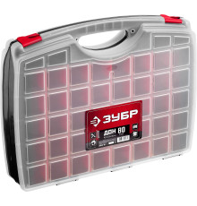 ЗУБР ДОН-80, 425 х 330 х 85 мм, двухсторонний органайзер с 80 ячейками (38036-80)