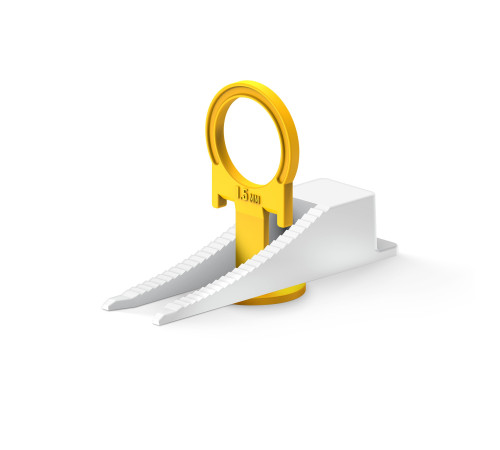 ЗУБР СВП КОЛЬЦО, комплект: 1,5 мм, зажим + клин, 50 + 50 шт, система выравнивания плитки (33833-H50) купить  в Сочи