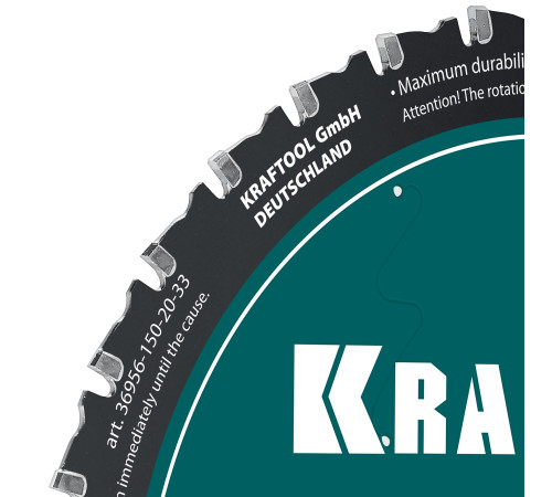 KRAFTOOL Ultra-Slim Metal Cut 150 х 20 x 1.3 мм, 33Т, диск пильный, тонкий рез металла (36956-150-20-33) купить  в Сочи