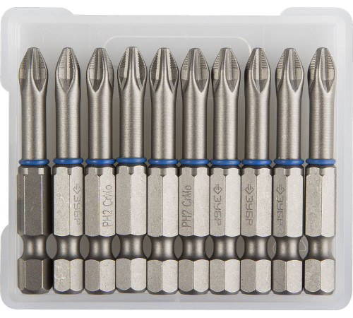 ЗУБР PH2, 50 мм, 10 шт, торсионные биты (26011-2-50-10) купить в Сочи ЗУБР PH2, 50 мм, 10 шт, торсионные биты (26011-2-50-10) купить в Сочи