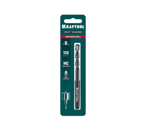 KRAFTOOL d 8 мм, Центрирующее сверло (29824-08) купить в Сочи KRAFTOOL d 8 мм, Центрирующее сверло (29824-08) купить в Сочи