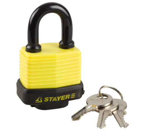 STAYER 50 мм, всепогодный, навесной замок (37140-40) купить в Сочи STAYER 50 мм, всепогодный, навесной замок (37140-40) купить в Сочи