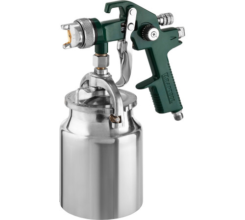 KRAFTOOL AirKraft, HVLP, 1.4мм, пневматический краскопульт с нижним бачком (06520-1.4) купить  в Сочи
