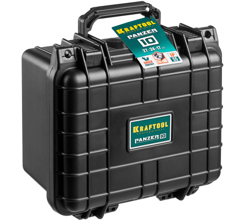 KRAFTOOL PANZER-10, 270 х 240 х 170 мм, (10″), IP55, ударопрочный пластиковый ящик (38251-10) купить  в Сочи