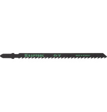 KRAFTOOL T244D, EU-хвост., по дереву, фигурный рез, шаг 4 мм, 75 мм, 2 шт, полотна для лобзика (159523-4)