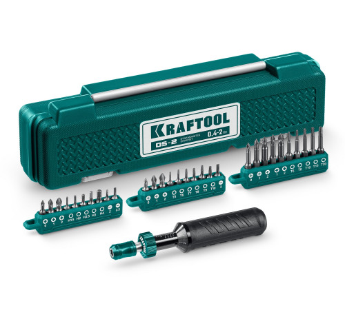KRAFTOOL 0.4-2 Нм, динамометрическая отвертка (64034) купить  в Сочи